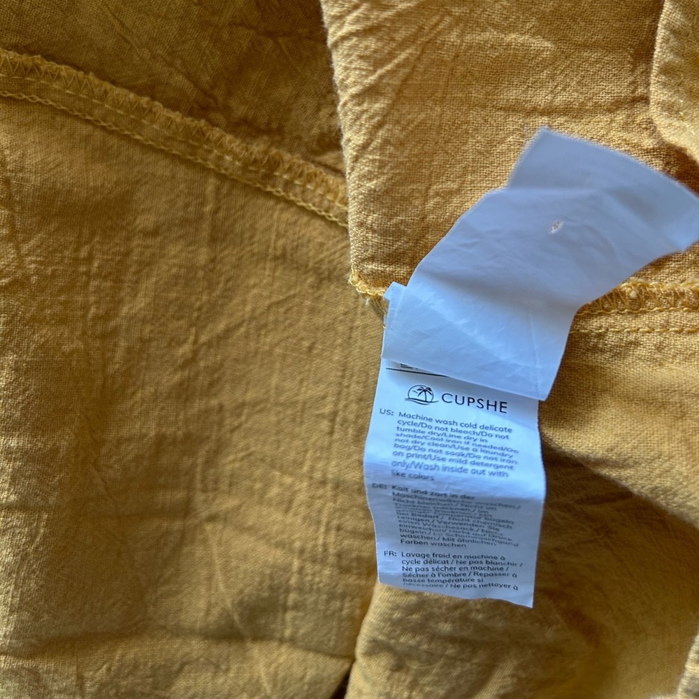 Cupshe Mustard Maxi Dress - Picture 2 of 4